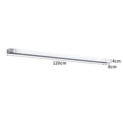 BRILAGI - LED-підсвічування дзеркала для ванної AQUA LINE LED/36W/230V 120 cm IP44 глянцевий хром CRI 90