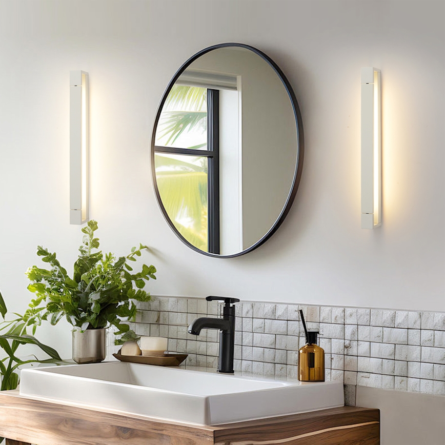 Brilagi - LED-підсвітка дзеркала для ванної кімнати AQUA LINE LED/18W/230V 60 см IP44 біла CRI 90