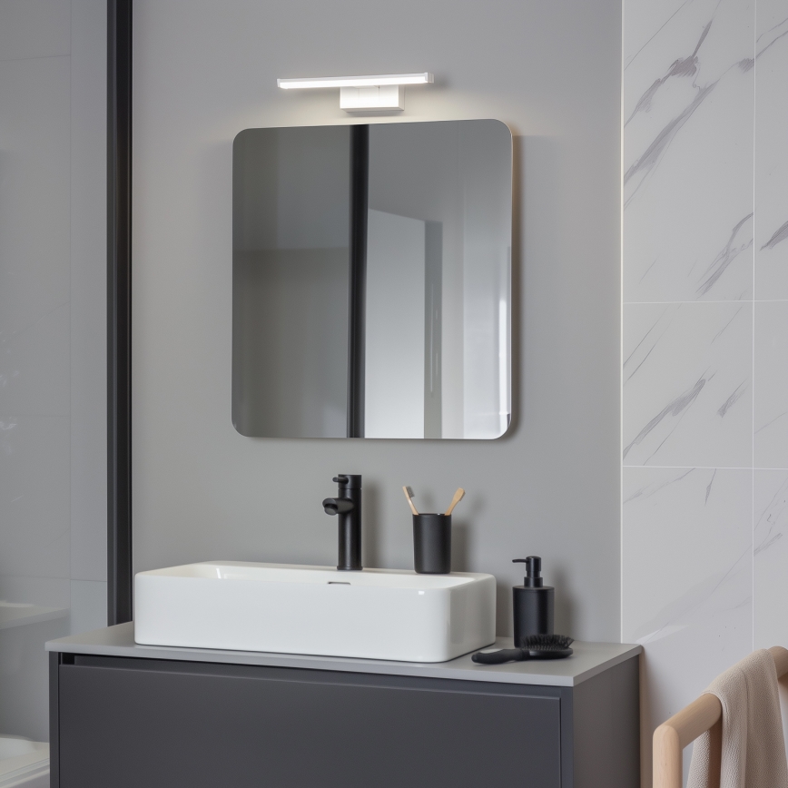 Brilagi - LED-підсвічування дзеркала для ванної 3 в 1 VESTRA LED/6W/230V 30 см IP44 білий