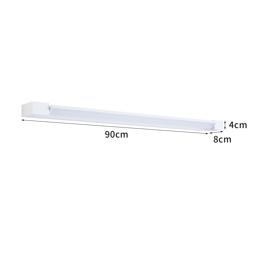 Brilagi - LED освітлення дзеркала для ванної кімнати AQUA LINE LED/24W/230V 90 cm IP44 білий