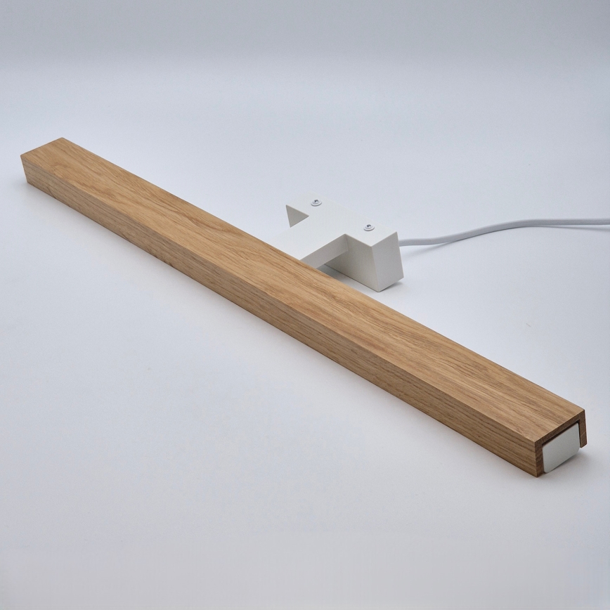 Brilagi - LED Підсвітка для дзеркала для ванної WOODY MIRROR LED/12W/230V 60 см IP44 дуб/білий
