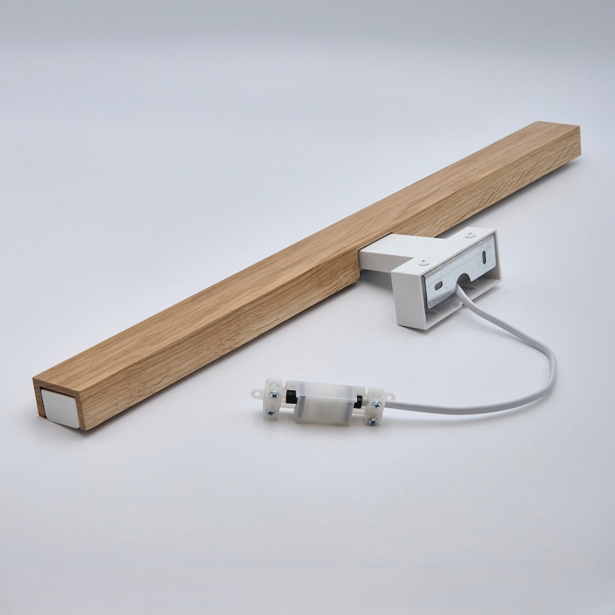 Brilagi - LED Підсвітка для дзеркала для ванної WOODY MIRROR LED/12W/230V 60 см IP44 дуб/білий