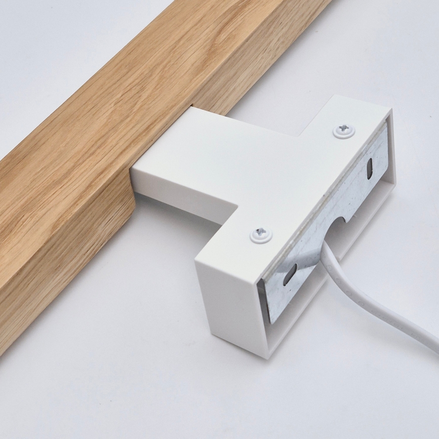 Brilagi - LED Підсвітка для дзеркала для ванної WOODY MIRROR LED/12W/230V 60 см IP44 дуб/білий