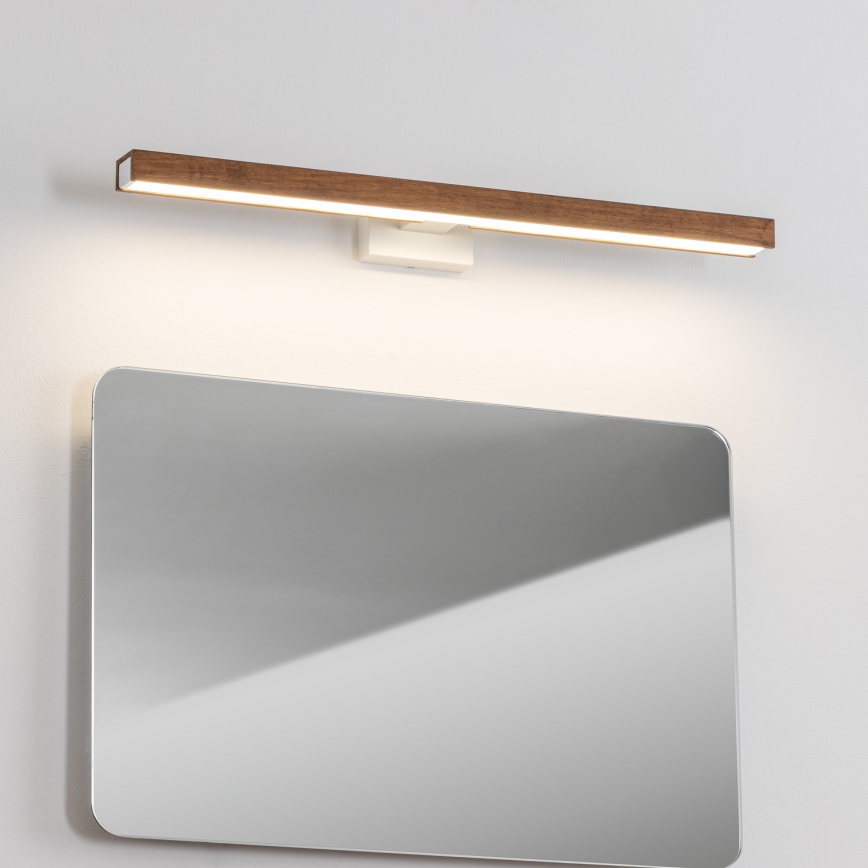 Brilagi - LED Підсвітка для дзеркала для ванної WOODY MIRROR LED/12W/230V 60 см IP44 дуб вишня/білий