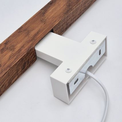 Brilagi - LED Підсвітка для дзеркала для ванної WOODY MIRROR LED/12W/230V 60 см IP44 дуб вишня/білий