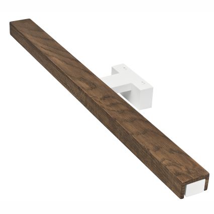 Brilagi - LED Підсвітка для дзеркала для ванної WOODY MIRROR LED/12W/230V 60 см IP44 дуб волоський горіх/білий