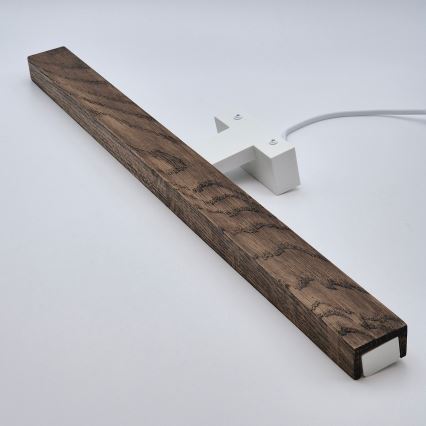 Brilagi - LED Підсвітка для дзеркала для ванної WOODY MIRROR LED/12W/230V 60 см IP44 дуб волоський горіх/білий