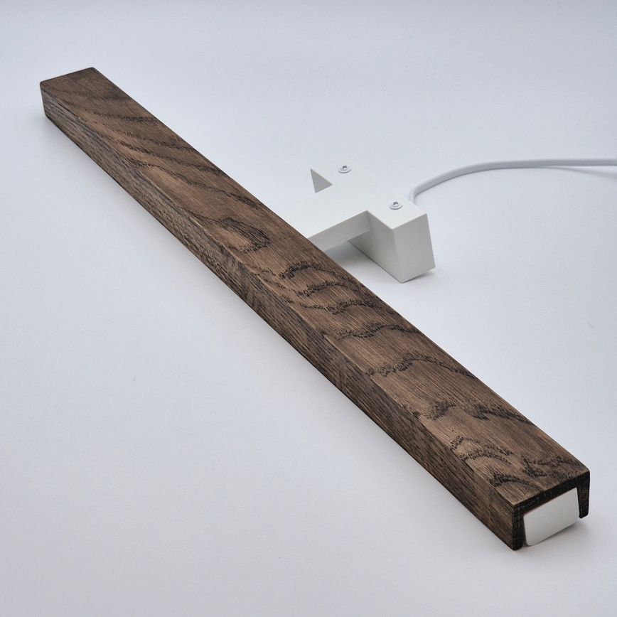 Brilagi - LED Підсвітка для дзеркала для ванної WOODY MIRROR LED/12W/230V 60 см IP44 дуб волоський горіх/білий