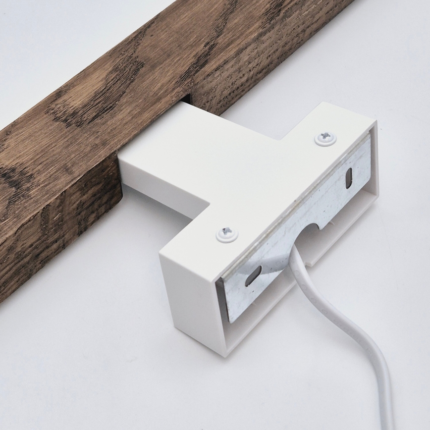 Brilagi - LED Підсвітка для дзеркала для ванної WOODY MIRROR LED/12W/230V 60 см IP44 дуб волоський горіх/білий