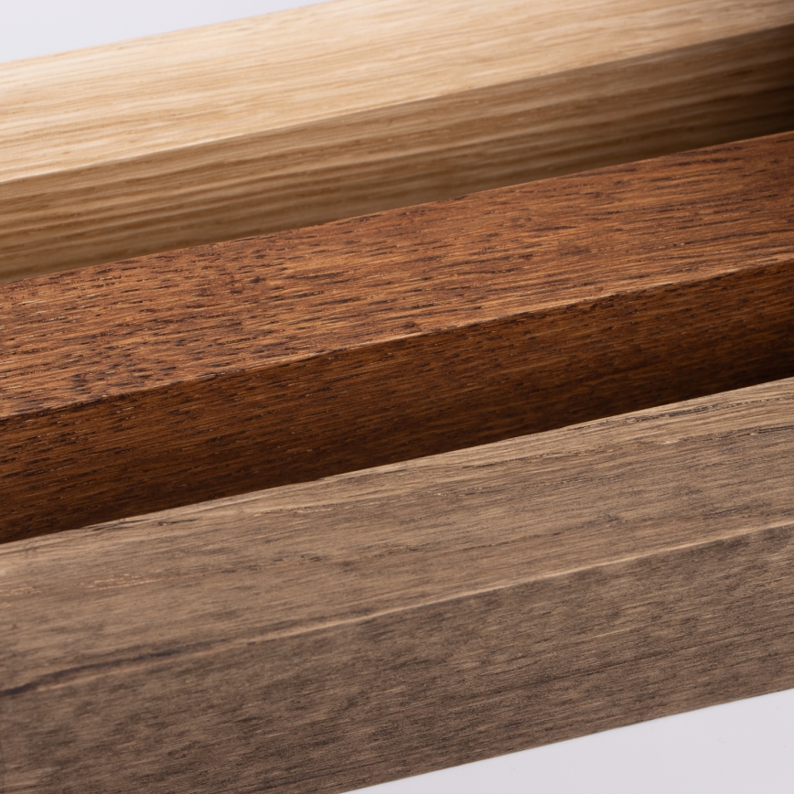 Brilagi - LED Підсвітка для дзеркала для ванної WOODY MIRROR LED/12W/230V 60 см IP44 дуб/чорний