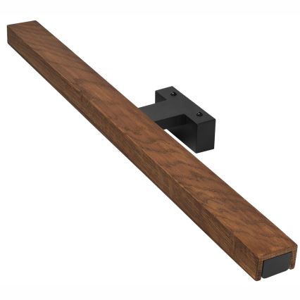 Brilagi - LED Підсвітка для дзеркала для ванної WOODY MIRROR LED/12W/230V 60 см IP44 дуб вишня/чорний