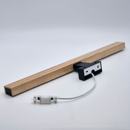 Brilagi - LED Підсвітка для дзеркала для ванної WOODY MIRROR LED/12W/230V 60 см IP44 дуб/чорний