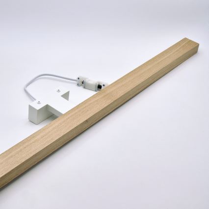 Brilagi - LED Підсвітка для дзеркала для ванної WOODY MIRROR LED/15W/230V 90 см IP44 дуб/білий