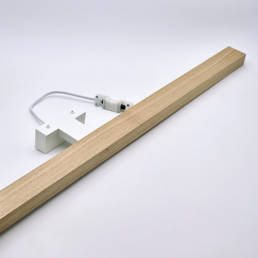 Brilagi - LED Підсвітка для дзеркала для ванної WOODY MIRROR LED/15W/230V 90 см IP44 дуб/білий