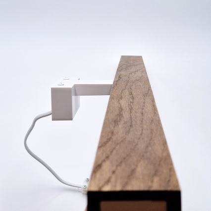 Brilagi - LED Підсвітка для дзеркала для ванної WOODY MIRROR LED/15W/230V 90 см IP44 дуб вишня/білий