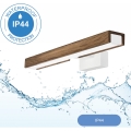 Brilagi - LED Підсвітка для дзеркала для ванної WOODY MIRROR LED/8W/230V 40 см IP44 дуб волоський горіх/білий