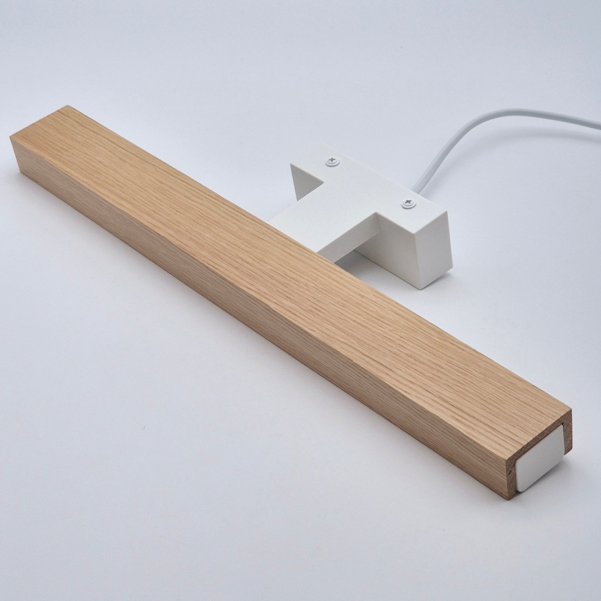 Brilagi - LED Підсвітка для дзеркала для ванної WOODY MIRROR LED/8W/230V 40 см IP44 дуб/білий