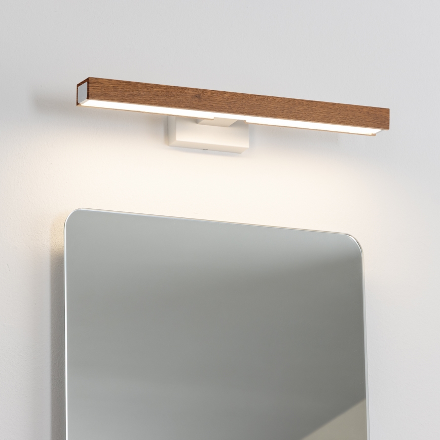 Brilagi - LED Підсвітка для дзеркала для ванної WOODY MIRROR LED/8W/230V 40 см IP44 дуб вишня/білий