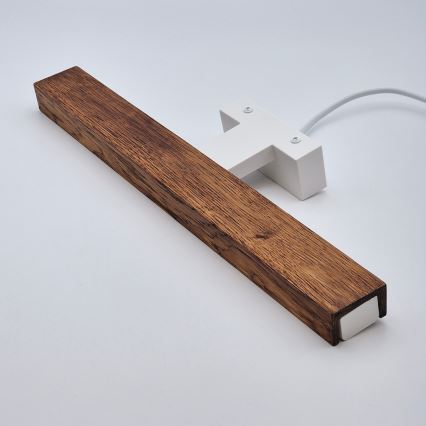 Brilagi - LED Підсвітка для дзеркала для ванної WOODY MIRROR LED/8W/230V 40 см IP44 дуб вишня/білий