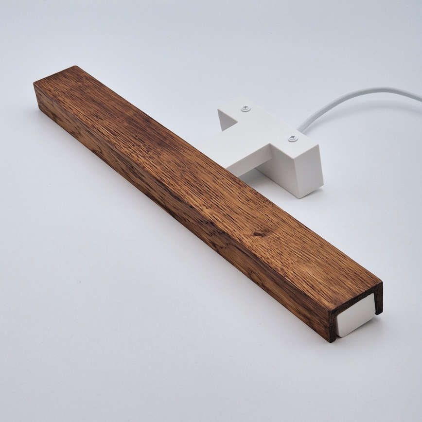 Brilagi - LED Підсвітка для дзеркала для ванної WOODY MIRROR LED/8W/230V 40 см IP44 дуб вишня/білий