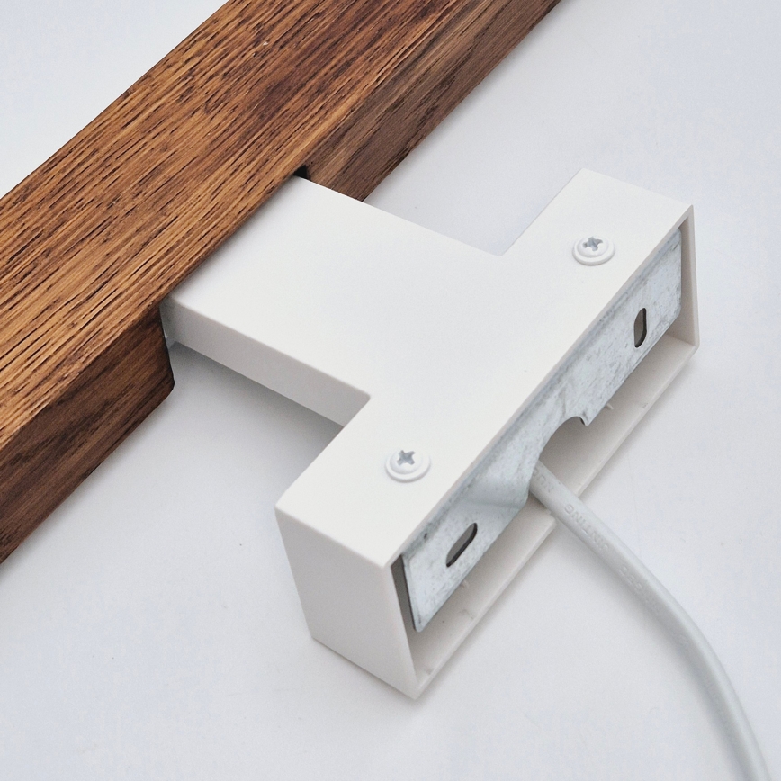 Brilagi - LED Підсвітка для дзеркала для ванної WOODY MIRROR LED/8W/230V 40 см IP44 дуб вишня/білий
