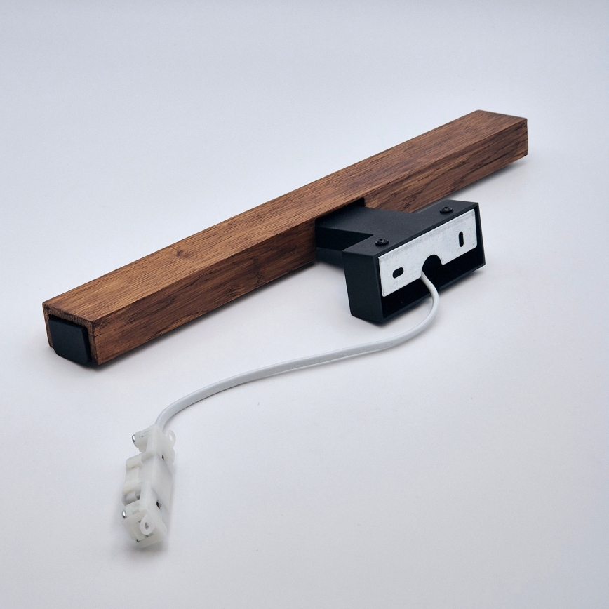 Brilagi - LED Підсвітка для дзеркала для ванної WOODY MIRROR LED/8W/230V 40 см IP44 дуб вишня/чорний