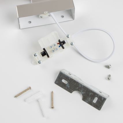 Brilagi - LED Підсвітка для дзеркала для ванної WOODY MIRROR LED/8W/230V 40 см IP44 дуб вишня/глянцевий хром
