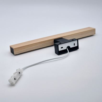 Brilagi - LED Підсвітка для дзеркала для ванної WOODY MIRROR LED/8W/230V 40 см IP44 дуб/чорний