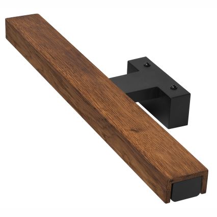 Brilagi - LED Підсвітка для дзеркала для ванної WOODY MIRROR LED/8W/230V 40 см IP44 дуб вишня/чорний