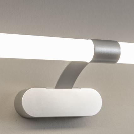 Brilagi - LED-підсвітка для дзеркала ванної кімнати 2 в 1 TUBEO LED/8 Вт/230 В/60 см IP44 срібляста