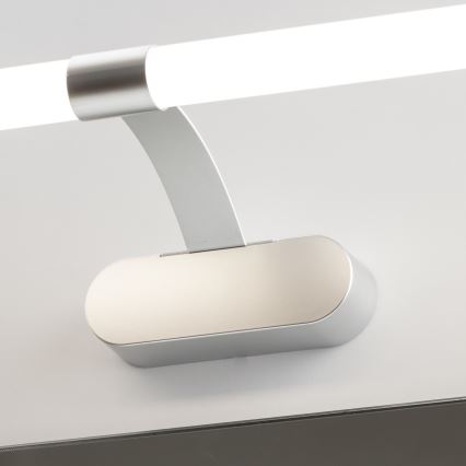 Brilagi - LED-підсвітка для дзеркала ванної кімнати 2 в 1 TUBEO LED/8 Вт/230 В/60 см IP44 срібляста