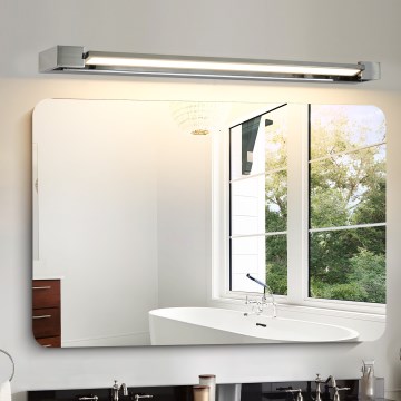 Brilagi - LED-підсвітка для дзеркала ванної кімнати AQUA LINE LED/24 Вт/230 В 90 см IP44 глянцевий хром