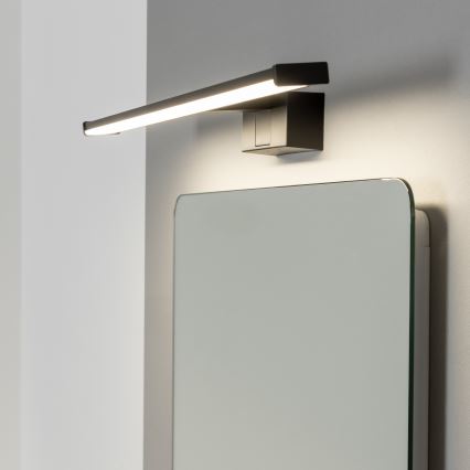 Brilagi - LED-підсвітка дзеркала для ванної 3-в-1 VESTRA LED/12W/230V 60 см IP44 чорний