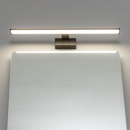 Brilagi - LED-підсвітка дзеркала для ванної 3-в-1 VESTRA LED/12W/230V 60 см IP44 чорний