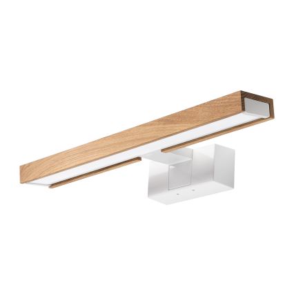 Brilagi - LED-освітлення дзеркала для ванної 3в1 WOODY MIRROR LED/8W/230V 40 cm IP44 білий/дуб
