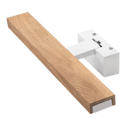 Brilagi - LED-освітлення дзеркала для ванної 3в1 WOODY MIRROR LED/8W/230V 40 cm IP44 білий/дуб