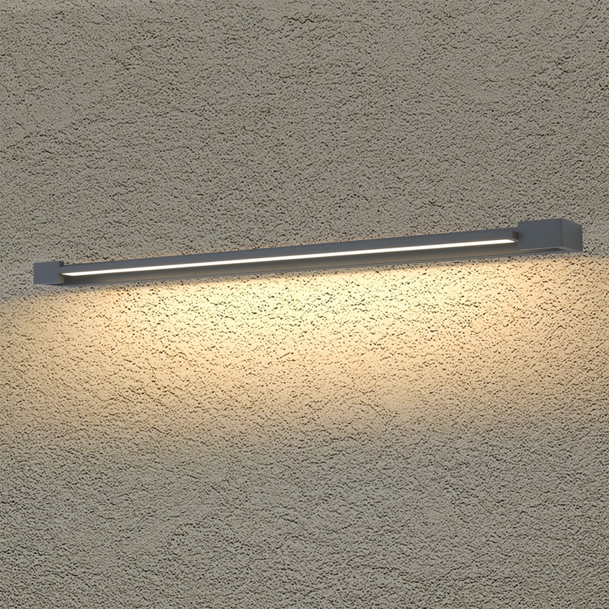 Brilagi - LED-підсвітка дзеркала для ванної AQUA LINE LED/36W/230V 120 см IP44 антрацит CRI 90
