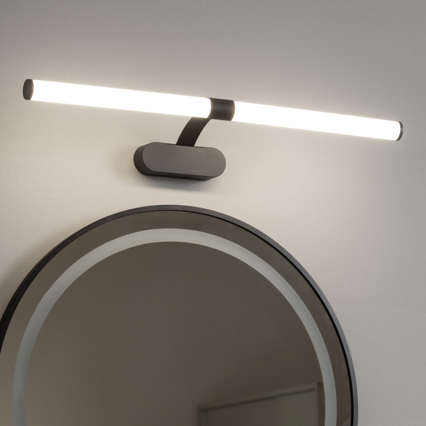 Brilagi - LED-освітлення дзеркала для ванної 2-в-1 TUBEO LED/8W/230V 60 cm IP44 чорний