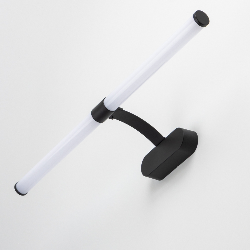 Brilagi - LED-освітлення дзеркала для ванної 2-в-1 TUBEO LED/8W/230V 60 cm IP44 чорний