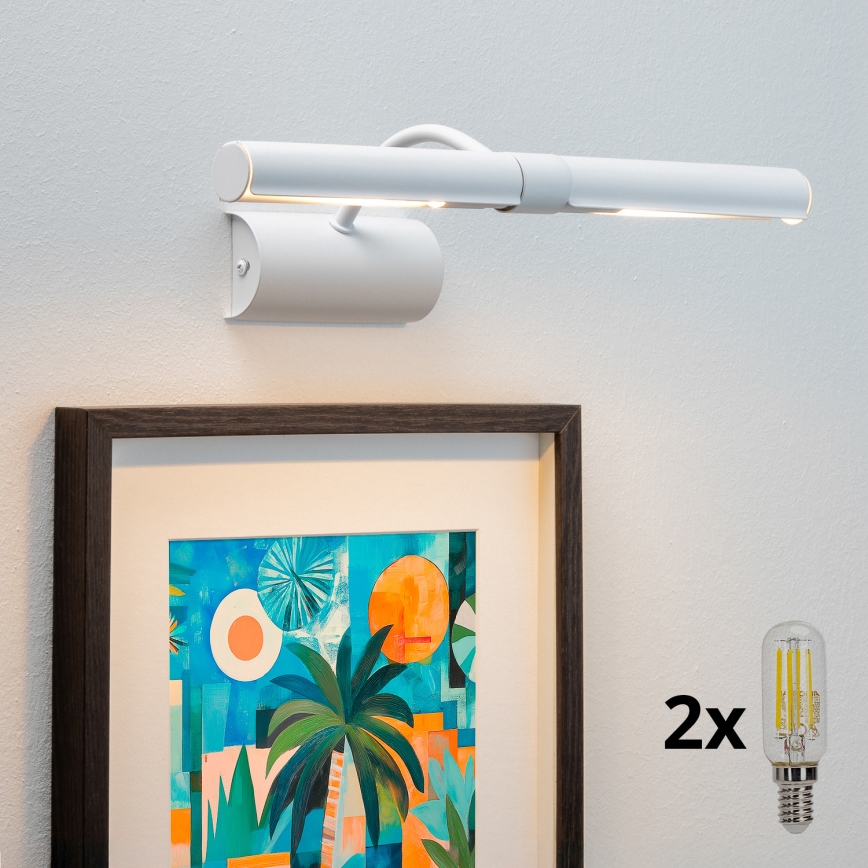 Brilagi - LED підсвітка картин DANAE 2xE14/4W/230V 3000K білий