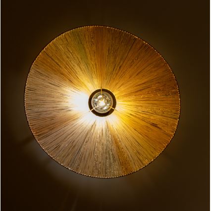 Brilagi - LED підвісна люстра CERIA BOHO 1xE27/40W/230V, діаметр 60 см, абажур із рафії