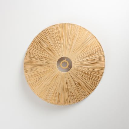 Brilagi - LED підвісна люстра CERIA BOHO 1xE27/40W/230V, діаметр 60 см, абажур із рафії