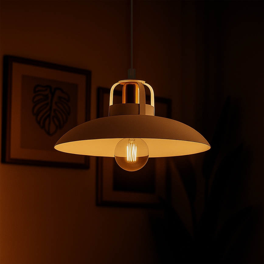 Brilagi - LED Підвісна люстра FLAMENGO 1xE27/60W/230V білий