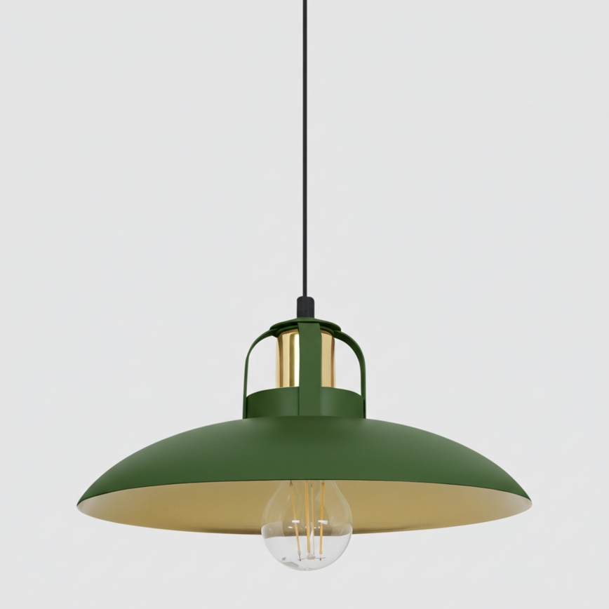 Brilagi - LED Підвісна люстра FLAMENGO 2xE27/60W/230V зелений