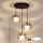 Brilagi - LED Підвісна люстра на тросі AURA LUX 3xGX53/30W/230V чорна/золота