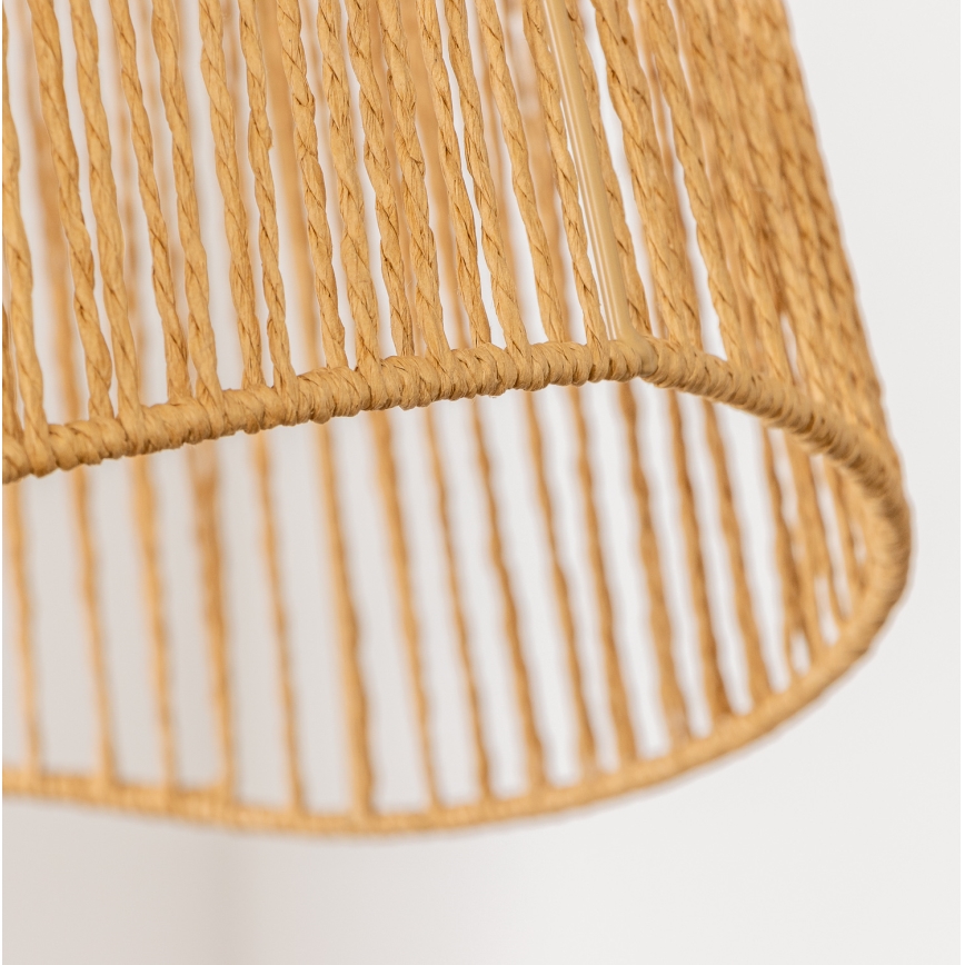 Brilagi - LED-підвісна люстра на тросі CERIA BOHO 1xE27/40W/230V, діам. 70 см, коричнева