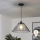 Brilagi - LED-підвісна люстра на тросі CERIA WIRE 1xE27/40W/230V, діаметр 45 см, чорна