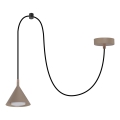 BRILAGI - LED Підвісна люстра на тросі CONE SINGLE SPIDER 1xGX53/15W/230V бежева