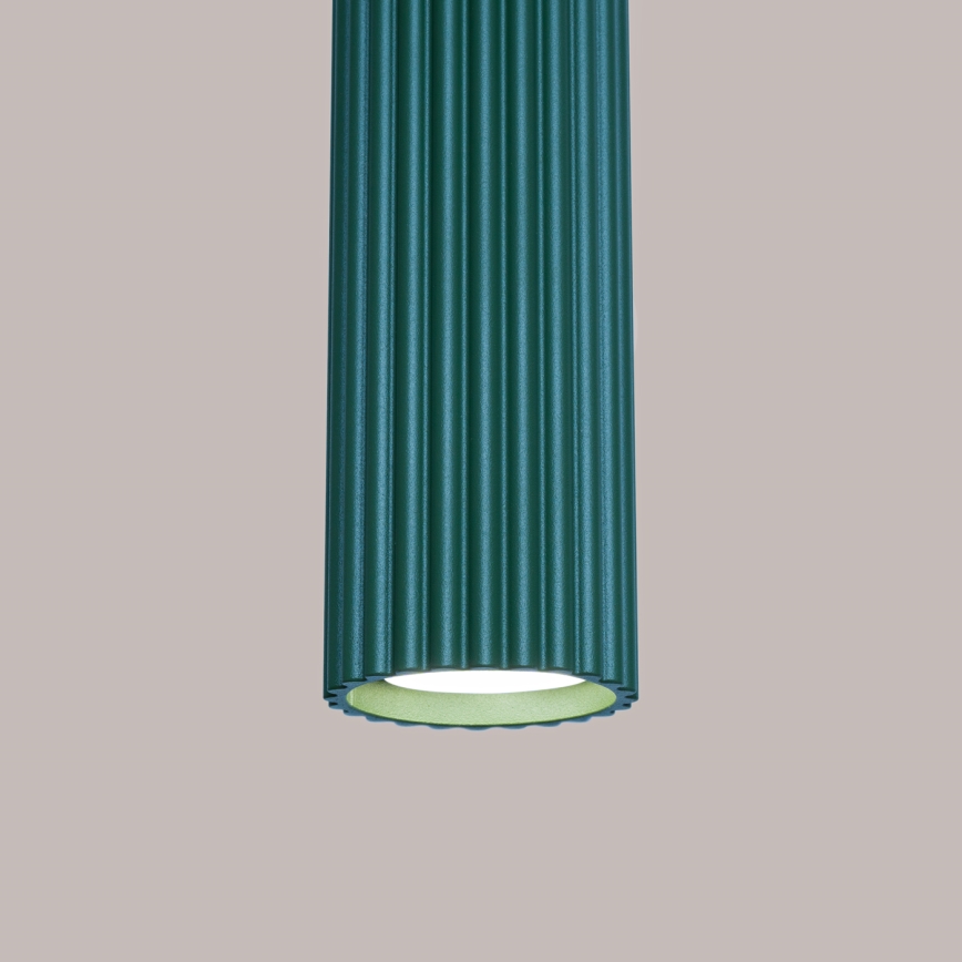 Brilagi - LED-підвісна люстра на тросі CRESTO 1xGU10/10W/230V бірюзова