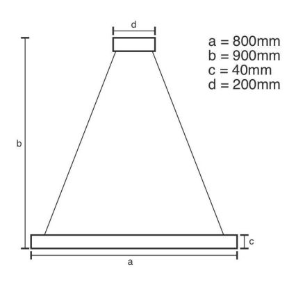 Брілагі - димований LED-підвіс на тросі СІРКЛ LED/55W/230V 3000-6500K діам. 80 см, коричневий + пульт дистанційного керування